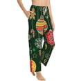 thumbnail image 3 of Kdxio Women's Comfy Stretch ChristmasPrint Drawstring Pajama Pants-Large, 3 of 9