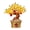 Gold, variant on Crystal Fortune Tree Bonsai Resin Feng Shui Decor for Home Office Entryway