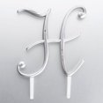 thumbnail image 6 of Lillian Rose 5.5" Silver Rhinestone Monogram-S Letter, 6 of 7