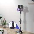 thumbnail image 6 of PrettyCare Cordless Stick Vacuum Cleaner 25Kpa Powerful Suction Upright for Carpet Hard Floor Pet Hair W400 Purple, 6 of 7