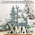 thumbnail image 3 of Injueey Adorno de Navidad encantador interesante DIY hogar diseño de escena decoración artesanía Navidad ciervos decoraciones vacaciones Kits de decoración para fiestas Carta Injueey HA070060-02, 3 of 6
