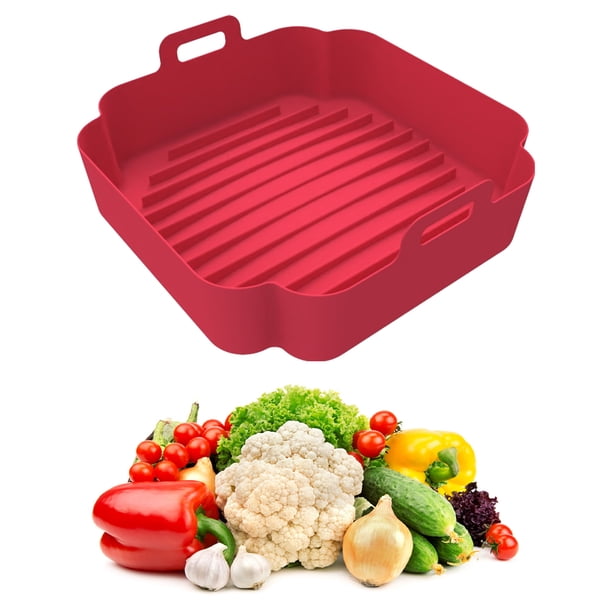 Accesorios para Cesta Freidora Aire Rectangular Fácil Limpieza Caja Alimentos