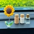 thumbnail image 4 of 20pcs Spring Wobbly Flower Car Dashboard Ornament Interior Decor | Shaking Head Sunflower Car Dashboard Decorations, Dashboard Flowers Car Decor & Home Office Desk, Shape D, 10PC, 4 of 6