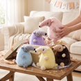 thumbnail image 5 of Blue Cute Stuffed Anteater Plushie, Soft Squeeze Stuffed Toys Cuddle Pillow, Birthday Holiday Gift for Student and Animal Lovers, Nursery and Bedroom Decor, 1 Pack, 5 of 5
