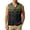 Green, variant on Mens Retro Geometric Arrow Navajo Print Sleeveless Waistcoat, Ethnic Button Front Lightweight Travel Fishing Tank Top Royal Blue M