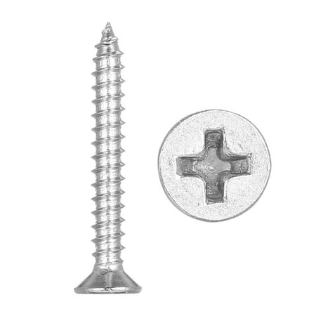 

A2 DIN7982 #8 304 4.2mm Stainless Steel Screw Countersunk Self Tapping Wood Screws 4.2mm*32mm