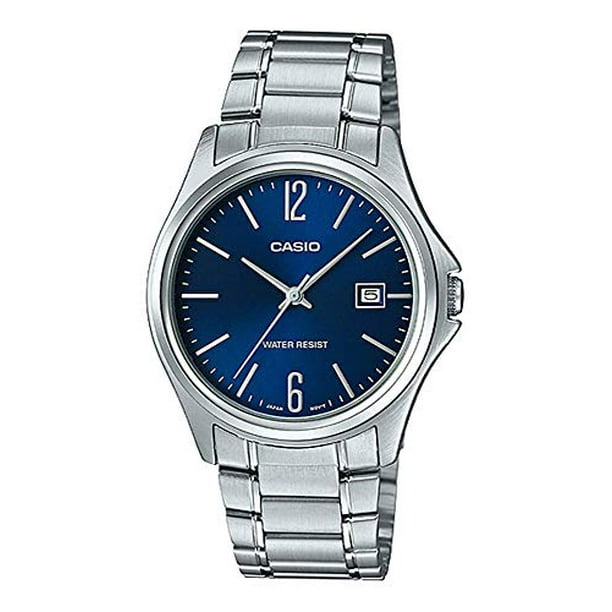 casio classic 3 hands analogue date watch