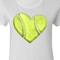 thumbnail image 4 of Inktastic Tennis Ball in Heart Women's T-Shirt, 4 of 5