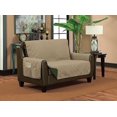 thumbnail image 2 of Protecteur de Meubles Réversible Classique Matelassé Imperméable Design Diamant (Canapé, Vert/taupe), 2 of 2