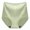 Green, variant on Litie Women Solid Color Twisted Seamless Panties High Waisted Soft Anti-septic Underpants