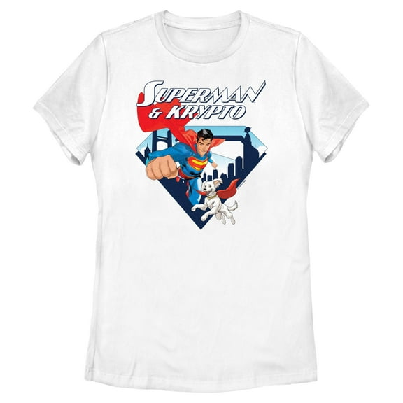 Womens Superman Krypto Team T Shirt