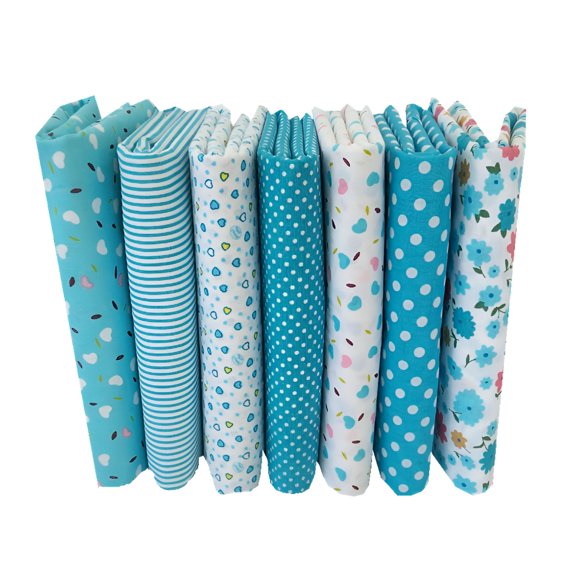 AUQ Home and Kitchen Patchwork Bundle Precut Quilt Squares (7 Pieces)