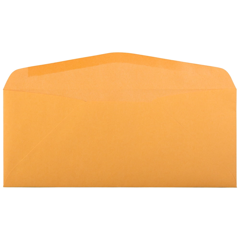 JAM 14 Recycled Envelopes, 5 x 11 1/2, Brown Kraft Manila, 50/Pack