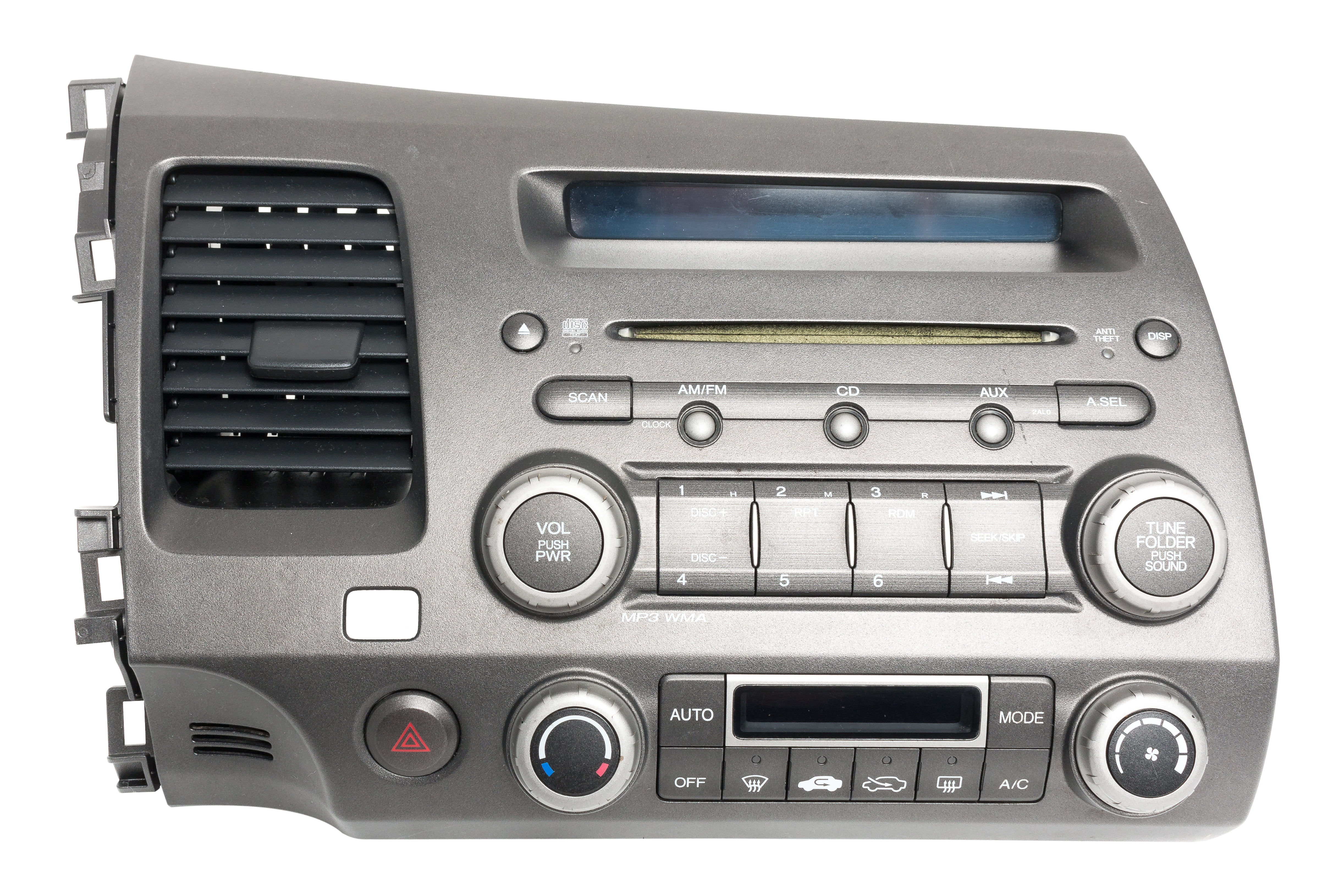 How To Enter Radio Code Honda Civic 2009 / 2008 2009 Honda