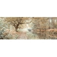 thumbnail image 2 of Frank, Assaf 14x8 Black Ornate Wood Framed with Double Matting Museum Art Print Titled - Canal through a forest, 2 of 4