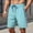 Shorts-Sky Blue, variant on Athletic Shorts for Men Quick Dry Lightweight Elastic Waist Drawstring Mid Rise Bermuda Shorts Zip Pocket Loose Fit Running Shorts Gym Hiking Training Casual Bottoms Blue XS