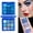 Blue, variant on Dengmore Purple Mirage Colorful Eyeshadow Palette 9 Highly Pigmented Shades, Blendable Matte&Shimmer Finishes,Long-Lasting Cool Tone Eye Makeup Palette,Halloween