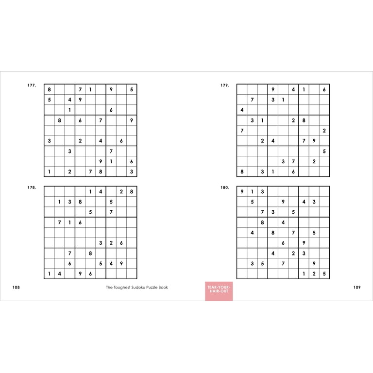 the-toughest-sudoku-puzzle-book-200-puzzles-to-sharpen-your-brain-paperback-walmart-com