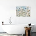 thumbnail image 5 of ONETECH  Watercolor Wildflowers Canvas Wall Decor for Bedroom, Bathroom, Kitchen, Office, Bar, Dining &amp; Guest Room - Ready to Hang 20x16inch, 5 of 6