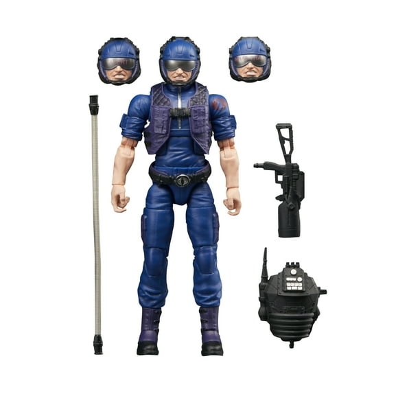 G.I. Joe Classified Series pack rétro sous blister, figurine Télé-Vipère