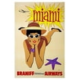 thumbnail image 2 of Hoyt 13x18 Black Ornate Wood Framed with Double Matting Museum Art Print Titled - Miami, 2 of 4