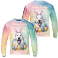 thumbnail image 3 of Happy Easter Great Pyrenees with Bunny Ear Headband and Flowers All Over Print 3D Sweatshirt Unisex Merch Pyr Dog Lover - 13001, 3 of 6