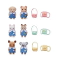 thumbnail image 5 of Figuras de anime de Sylvanian Families, impermeable kawaii, juego de cascabeles para bebés, gatos, compañeros de juegos para guardería, muñecos para bebés, juguetes de regalo para niños, adornos para, 5 of 5