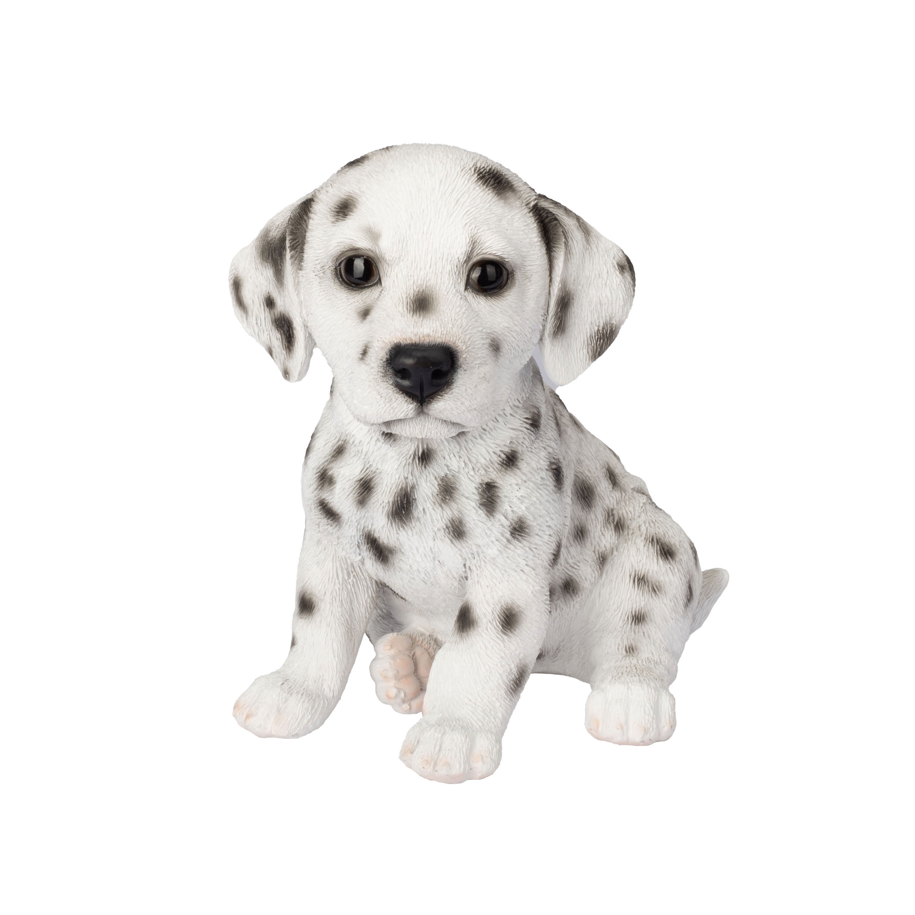 SOREAL White Dalmation Decorative Puppy Figurine for Home & Garden Décor, Handpainted Polyresin Dog Statue, Realistic Design | Gift for Dog Lovers | Weather-Resistant Indoor/Outdoor Decor