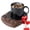 wood, variant on MYMULIKE Mug Warmer, Coffee Mug Warmer for Desk with 4 Temperature Settings (55℃/65℃/75℃/85℃), Cup Warmer with 8 Hour Auto Shut Off, Smart Beverage & Tea Warmer for Desk with 1-12 Hour Timer