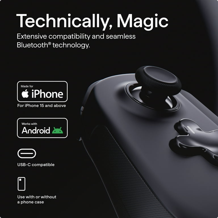 スマホアクセサリー Backbone Pro USB-C Backbone Pro Mobile Controller, USB-C, Wireless, Black, Universal