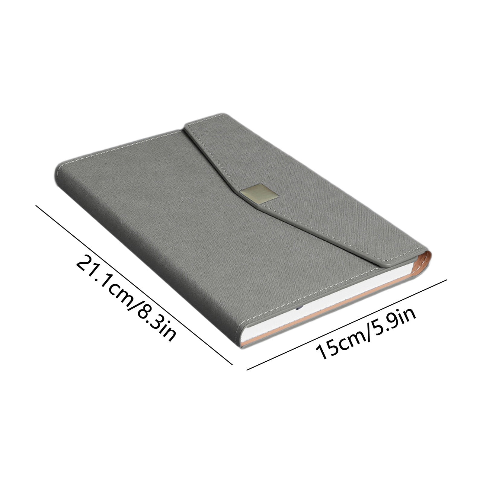 A5 Notebook Binder Journal Ring Planner Refillable Writing Notebook, Thick Paper Smooth Writing Durable Cover Secure Closure, for Office School Travel Daily Journaling