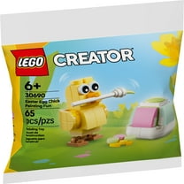 LEGO Creator Easter Egg Chick Painting Fun - Building Kit with Chick and Egg - Great Easter Basket Stuffer - 30690