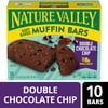 Nature Valley Soft Baked Muffin Bars, Double Chocolate Chip, 10 Bars, 12.4 oz