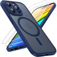 thumbnail image 1 of TOCOL Funda magnética 3 en 1 para iPhone 15 Pro Max, mejorada [protección completa de la cámara] con 2 protectores de pantalla, [compatible con MagSafe] [protección contra caídas de 15 pies] funda tra, 1 of 4
