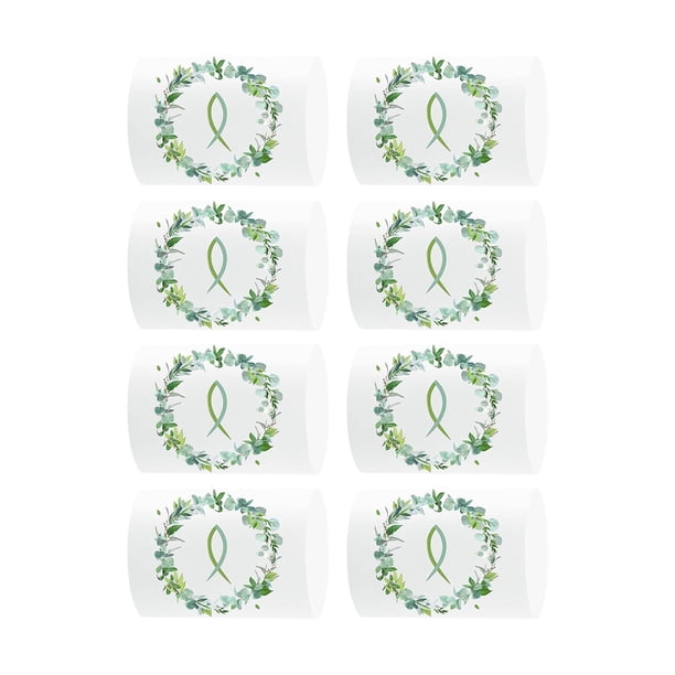 8x Envolturas votivas Envolturas decorativas Accesorios para velas Pantallas para lámparas de té Vela votiva Estilo A