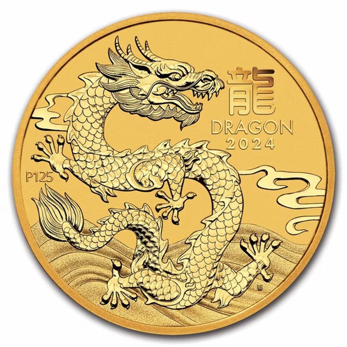 2024 Australia Perth Mint Lunar Dragon (Series III) 1/2 oz Gold Coin