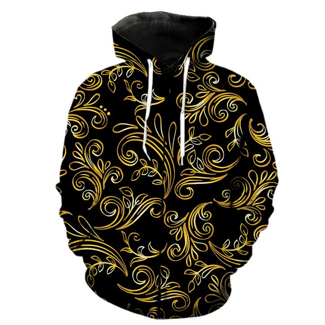 European Style Retro Pattern Men's Zipper Hoodie Sweatshirts Fashion Hip Hop With Hood Jackets Funny Unisex Casual Teens Spring