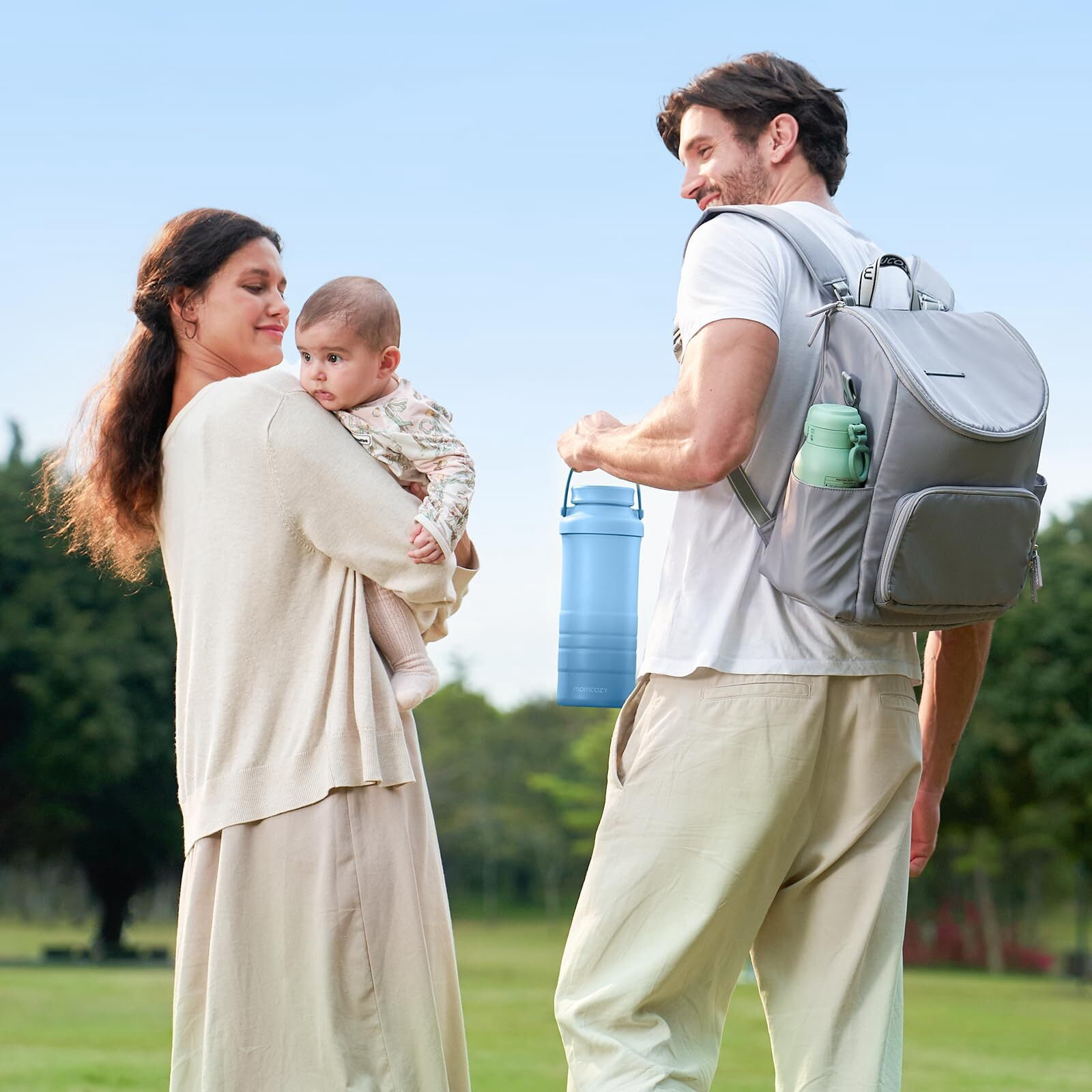 Momcozy Breast Milk Cooler offers 24H+ extended cooling with 360° surround cooling tube technology, keeping breast milk fresh and nutrient-rich during outdoor activities. Simply freeze the tube for 1