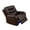 Brown, variant on Power Leather Recliner Sofa Set with LED Lights,Living Room Furniture Armchair Chair with USB Ports, Brown