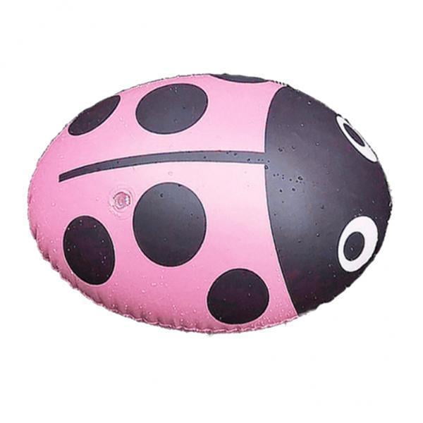 Almencla 2xInflatable Swimming Air Bag Float Buoy Gasbag Ladybug Flotation Ball Pink