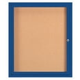 thumbnail image 7 of Aarco Products DCC3630RIB 1-Door Illuminated Enclosed Bulletin Board - Blue, 7 of 7