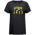 thumbnail image 2 of Women's Levelwear Black Utah Jazz Influx T-Shirt, 2 of 3