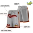 thumbnail image 2 of Custom Basketball Athletic Shorts Men Youth Stitched Name Number Mesh Gym Sports Workout Fashion Short with Pockets, 2 of 8