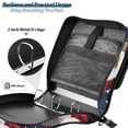 thumbnail image 4 of FORMRS Zipper Binder with Shoulder Strap 2-inch Ring 500 Sheet Capacity File Bag, American Eagle Pattern, 4 of 5