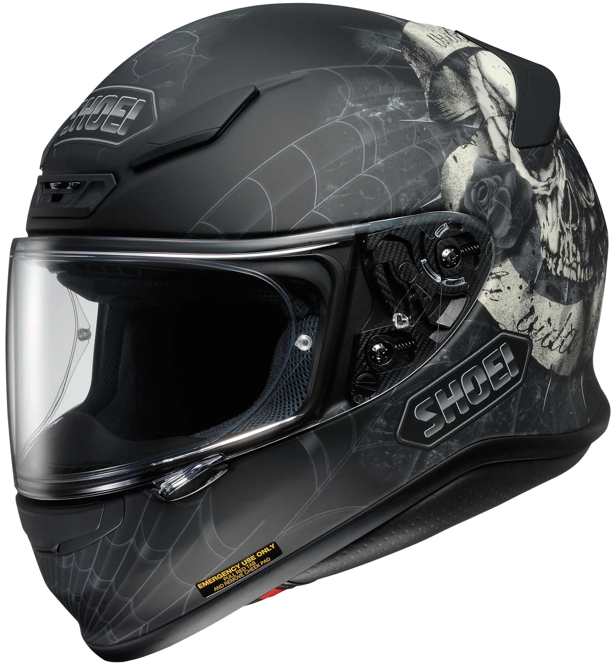 Shoei RF-1200 Brigand Helmet Black XLG 0109-1805-07 - Walmart.com