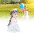 thumbnail image 1 of Hermosas Muñecas, Muñecas De Vestir Con Articulación Móvil De Cabello Liso, Estilo De Vestido De Moda, 6,7 Pulgadas, Adorables Para Niños De Más De 3 Años Para Jugar En, 1 of 7