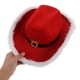thumbnail image 5 of Sombreros de vaquera de Navidad, sombreros de Papá Noel, gorra occidental con ala blanca, sombrero occidental para fiesta de Navidad, accesorio de disfraz occidental, 5 of 8