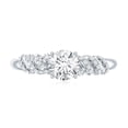 thumbnail image 4 of Rosec Jewels Designer Diamond Engagement Ring (Lab Grown) - 1 Carat - 6 mm - EF-VS Quality, 18K White Gold, US 4.00, 4 of 8