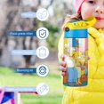 thumbnail image 5 of Simpsons Kids Water Bottle Stainless Steel Vacuum Insulated Water Cup With Covered Pop-Up Straw, 5 of 8