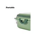 thumbnail image 4 of 1pc Portable Double-layer Dog Travel Bowl For Food And Water, Outdoor, Green, 4 of 5